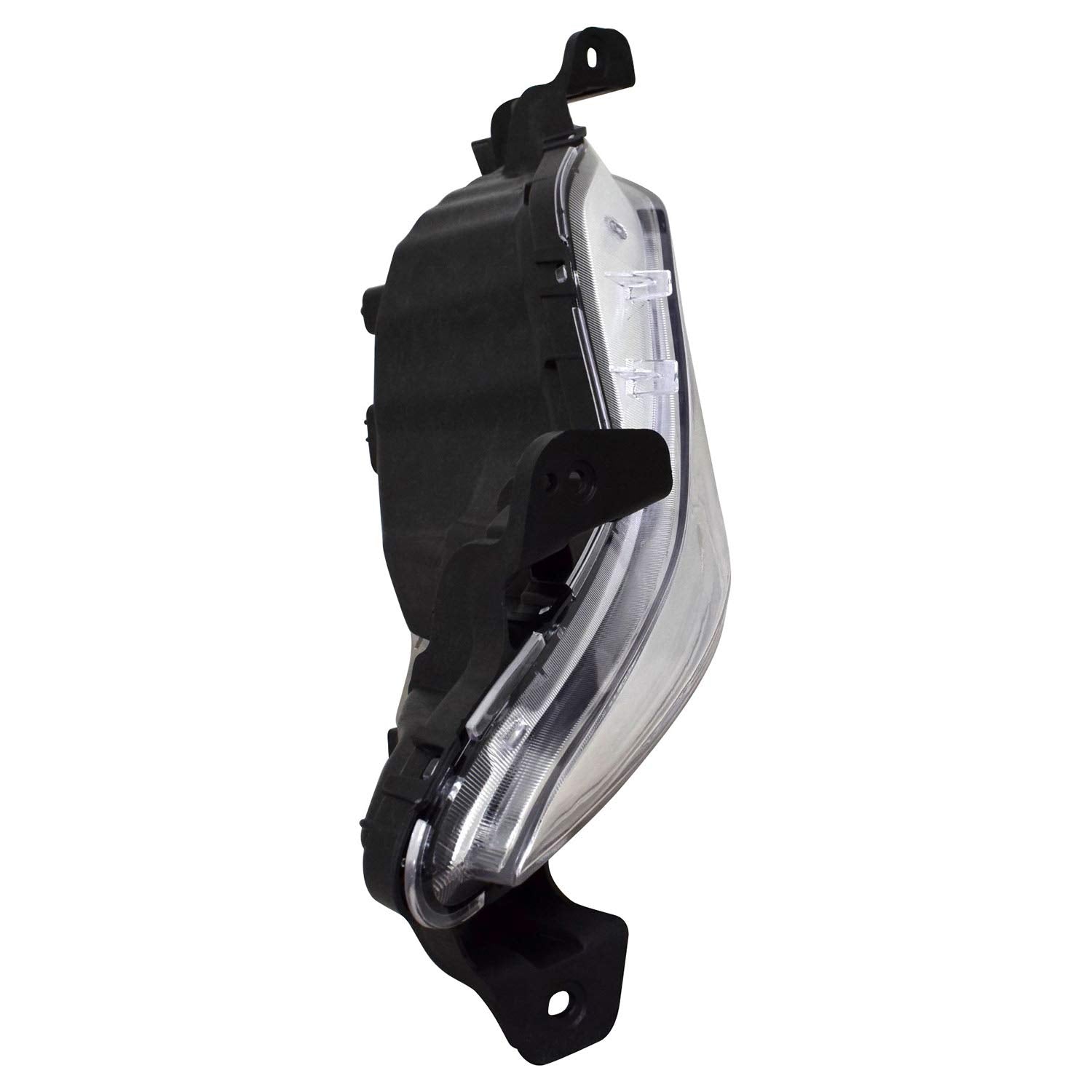 Left TYC Fog Light Assembly Compatible with 2011-2015 Hyundai Santa Fe