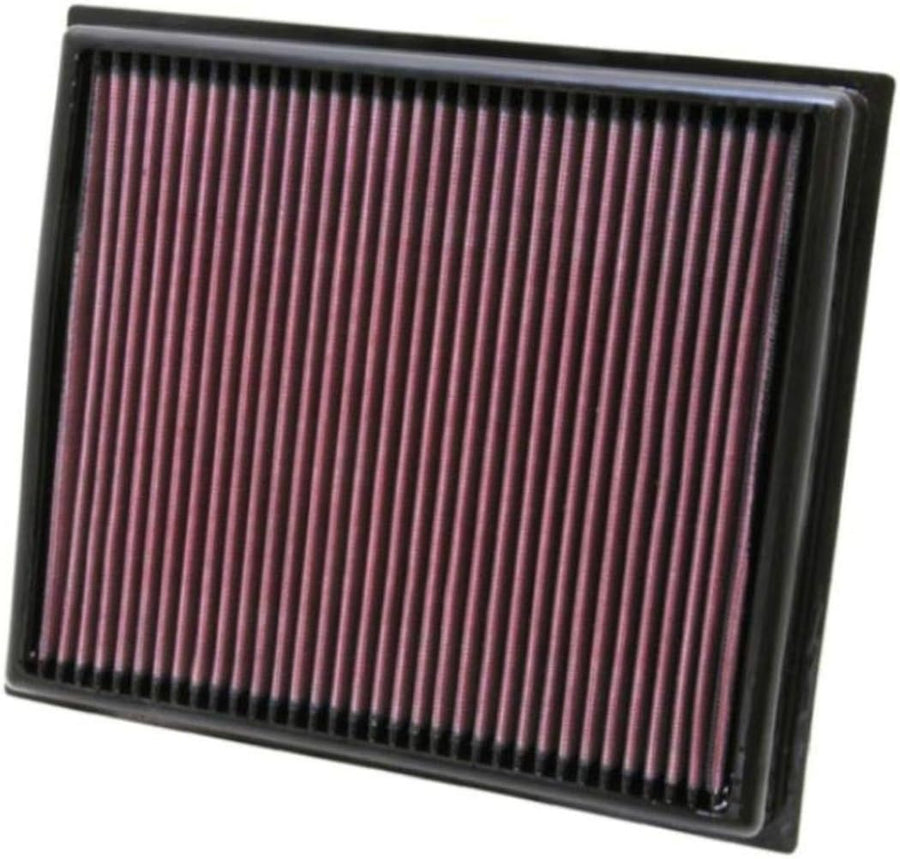 K&N Original High-Flow Lifetime Engine Air Filter: Increase Power: Premium, Washable: Compatible with 2015-2024 Lexus: GS F, F, RC F, 33-2453