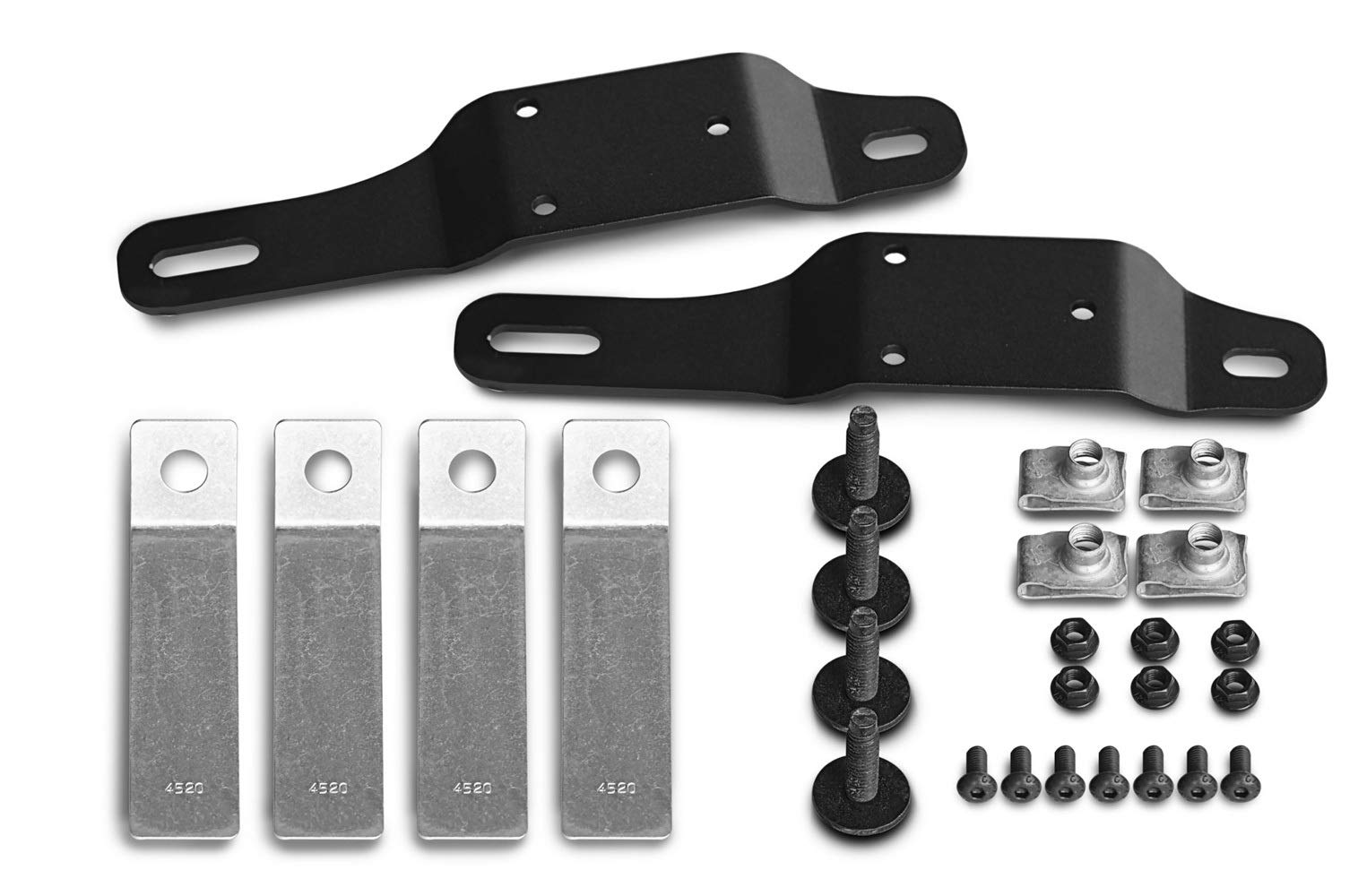 AMP Research RealTruck BedXTender Bracket Kit, 2 Brackets + Hardware | 74612-01A | Fits 2019 - 2024 Chevrolet Silverado & GMC Sierra 1500; 2022-2024 Silverado 1500 LD/LTD & Sierra 1500 LTD (Short Bed)
