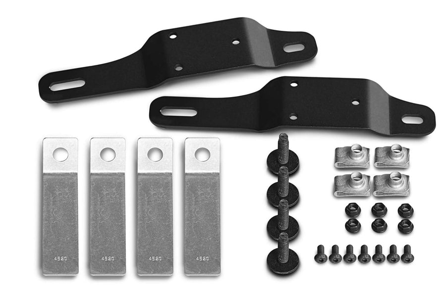 AMP Research RealTruck BedXTender Bracket Kit, 2 Brackets + Hardware | 74612-01A | Fits 2019 - 2024 Chevrolet Silverado & GMC Sierra 1500; 2022-2024 Silverado 1500 LD/LTD & Sierra 1500 LTD (Short Bed)