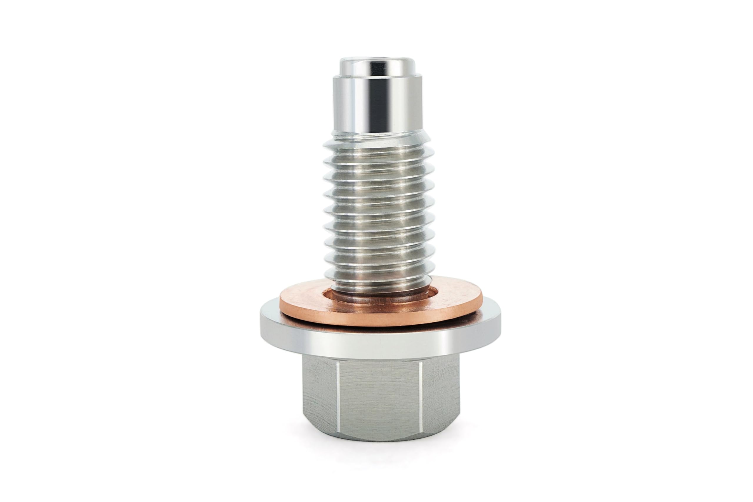 HPS Magnetic Oil Drain Plug Bolt Stainless Steel Compatible for Cadillac Chevrolet GMC Pontiac Saturn vehicles, MDP-M12x175