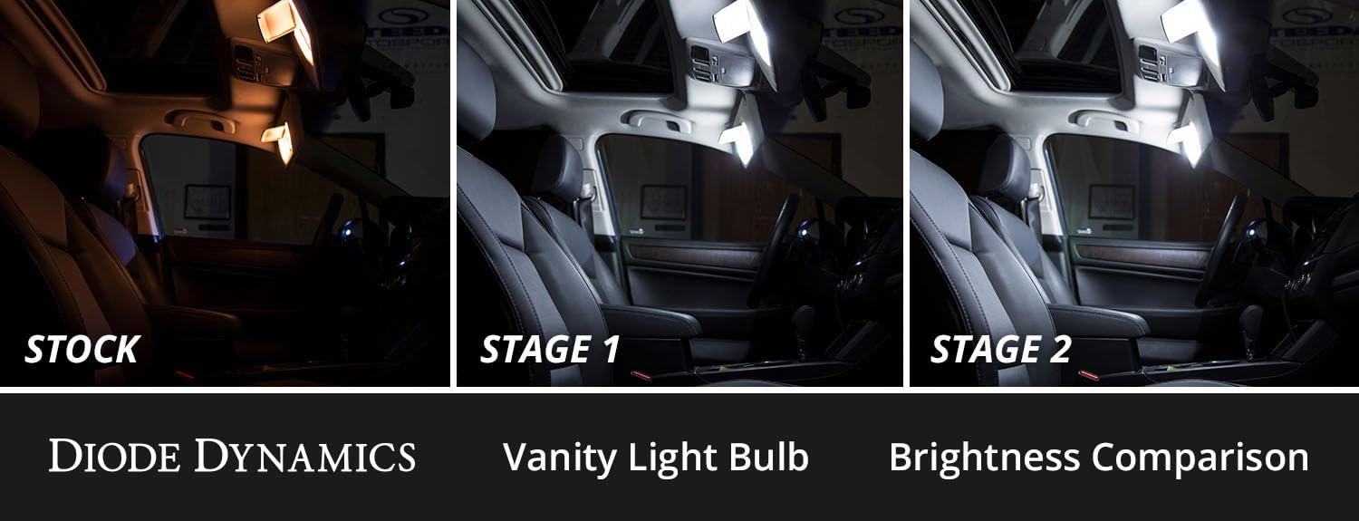 Diode Dynamics interior bulb pack LED compatible with Chevrolet Suburban 2007-2014, Stage 1