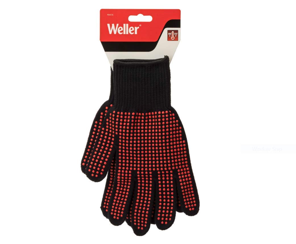 Weller Gloves Heat Resistant, One Size (WLACCSG-02) Black