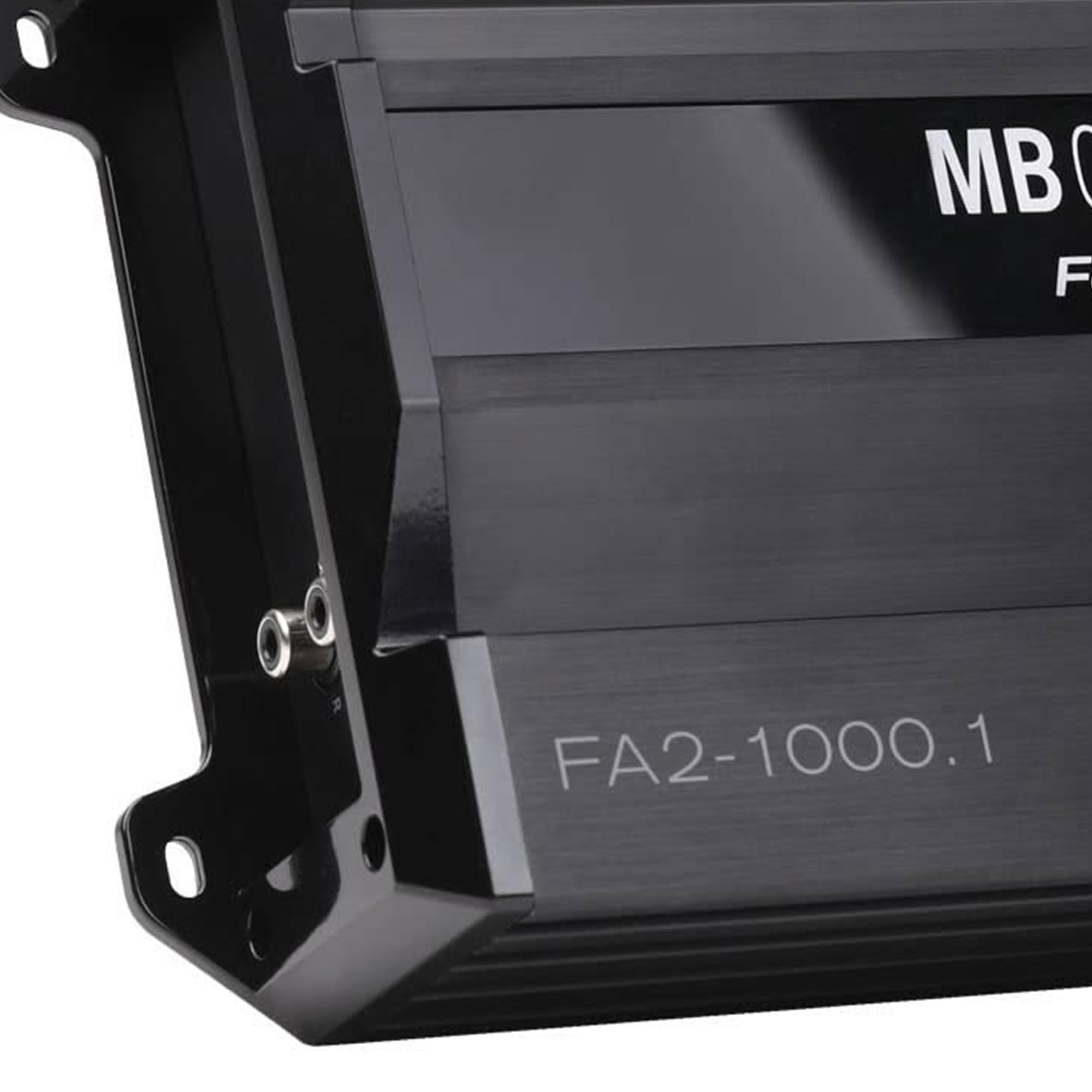 1,000 Watt MB Quart Formula Mono Full Range Class Q1 Car Audio Mobile Amplifier with Bass Remote, FA2-1000.1, Black