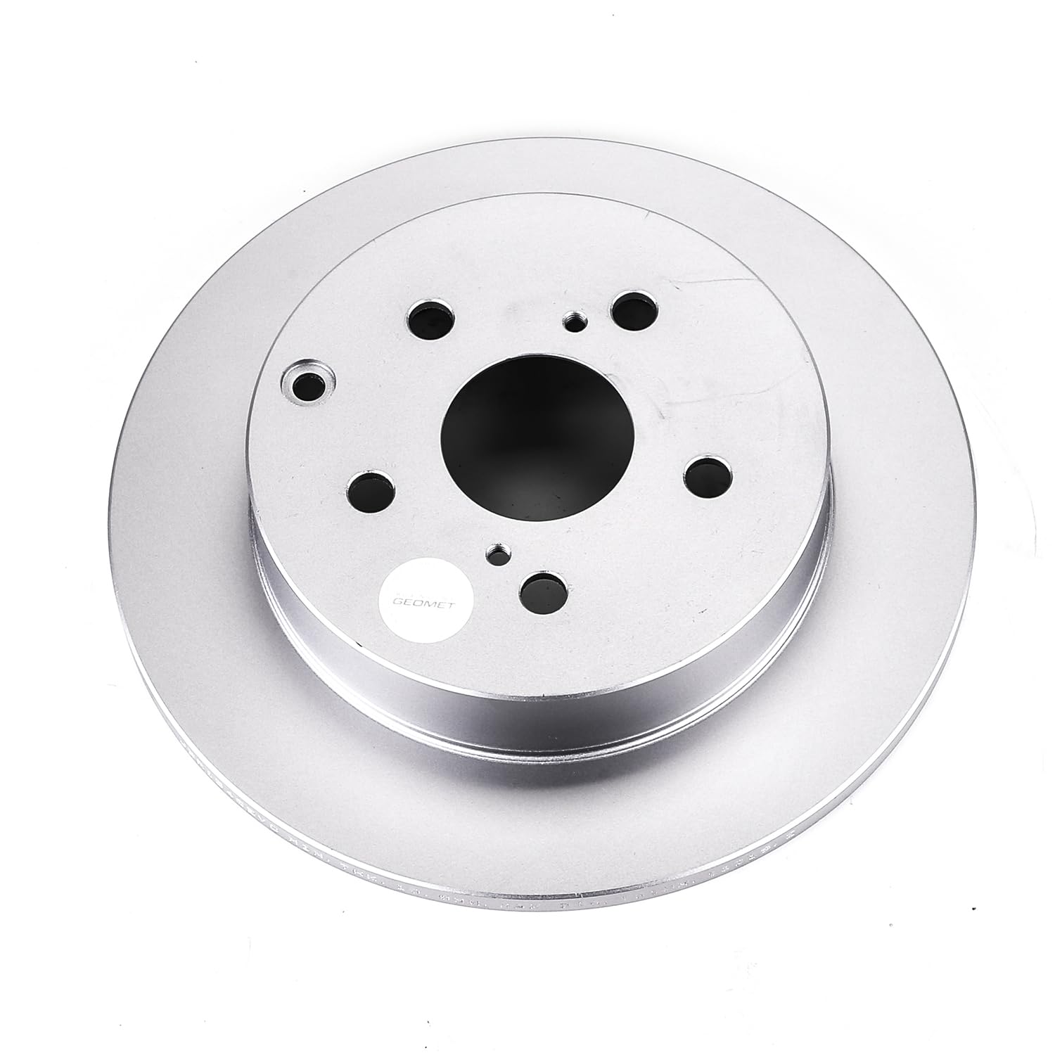 Rear Brake Rotor Power Stop JBR1542EVC For Toyota Mirai 2016-2019, Toyota Prius V 2012-2018 [Model Specific] Evolution GEOMET Coated