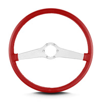 Brushed Lecarra 67612 Two Smooth 15" Thin Grip Bright Red