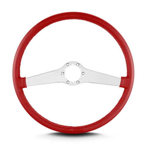 Brushed Lecarra 67612 Two Smooth 15" Thin Grip Bright Red