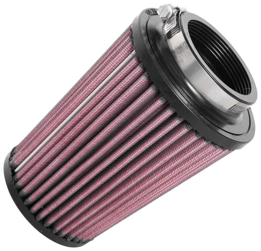High-Flow K&N Original Lifetime Universal Clamp-On Air Filter: Performance, Premium, Washable: Flange Diameter: 2.5 In, Filter Height: 6 In, Flange Length: 0.75 In, Shape: Round Tapered, RU-5062XD