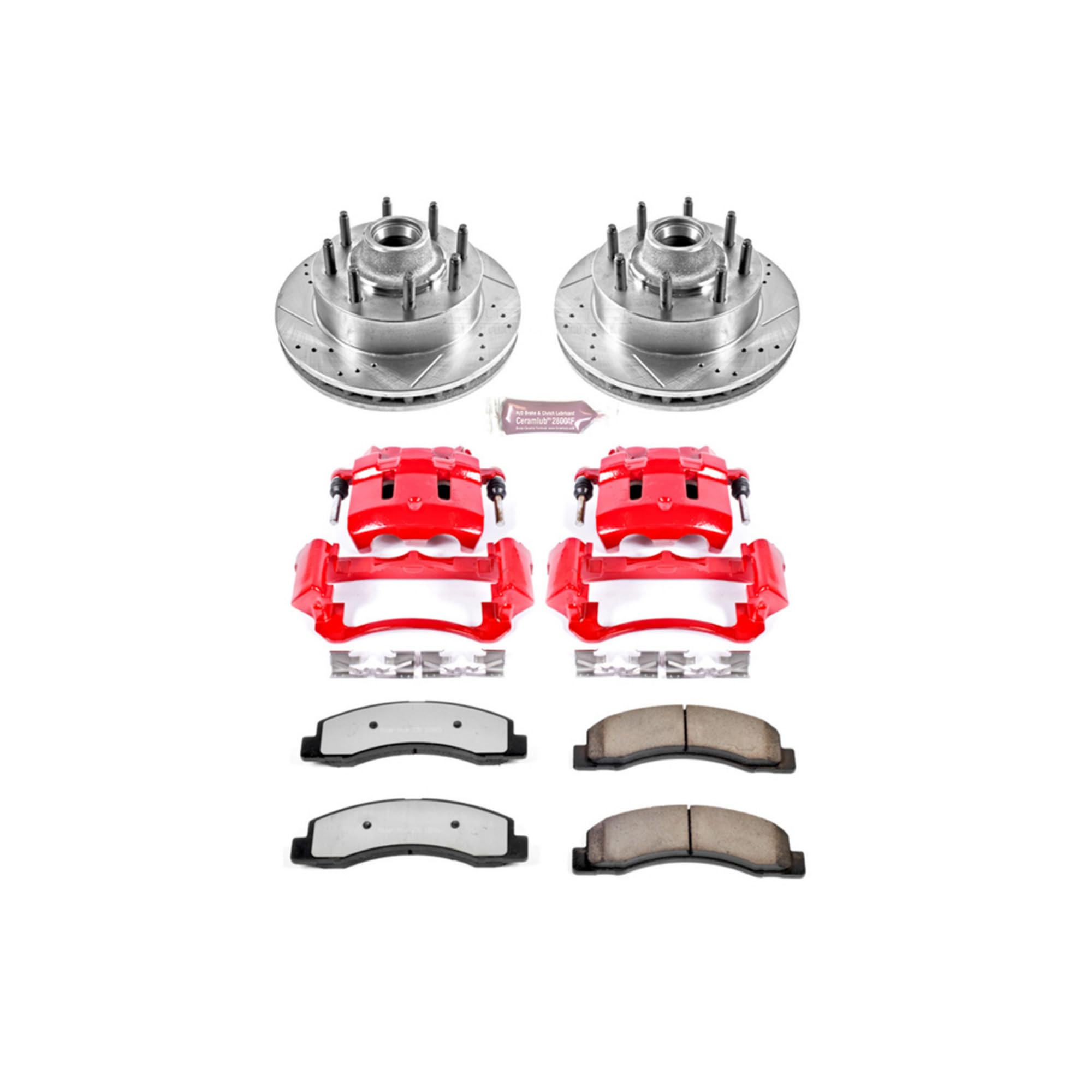 Power Stop Front KC1893-36 Z36 Truck and Tow Brake Kit with Calipers