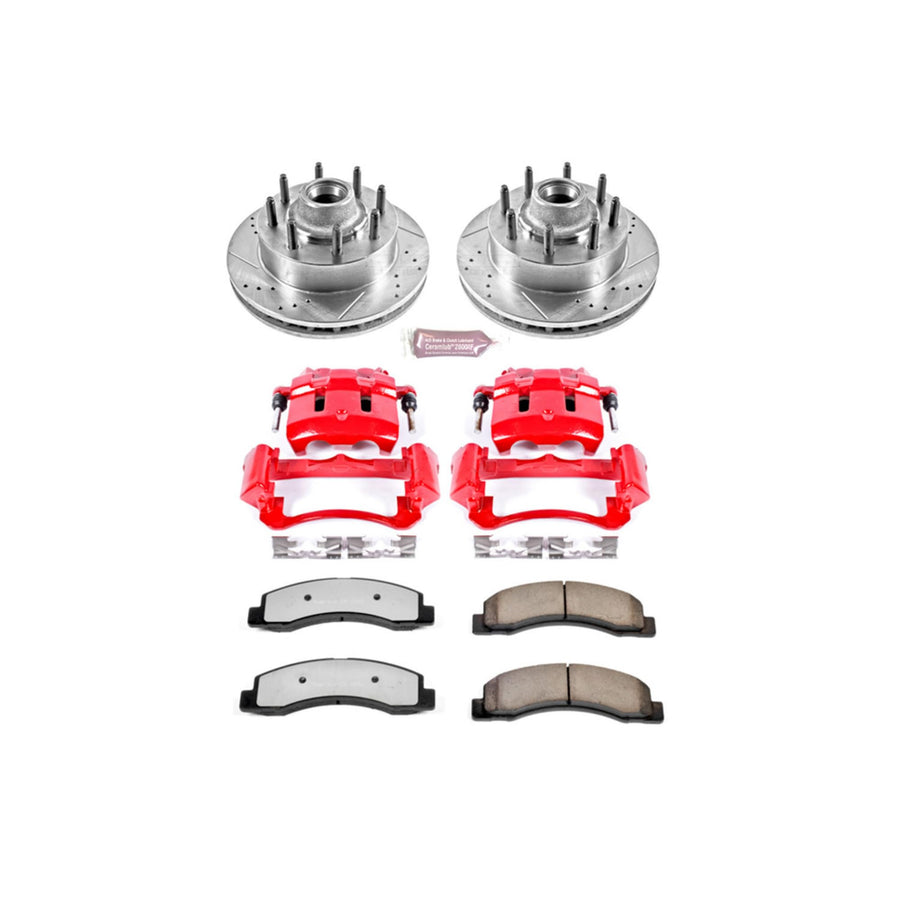 Power Stop Front KC1893-36 Z36 Truck and Tow Brake Kit with Calipers