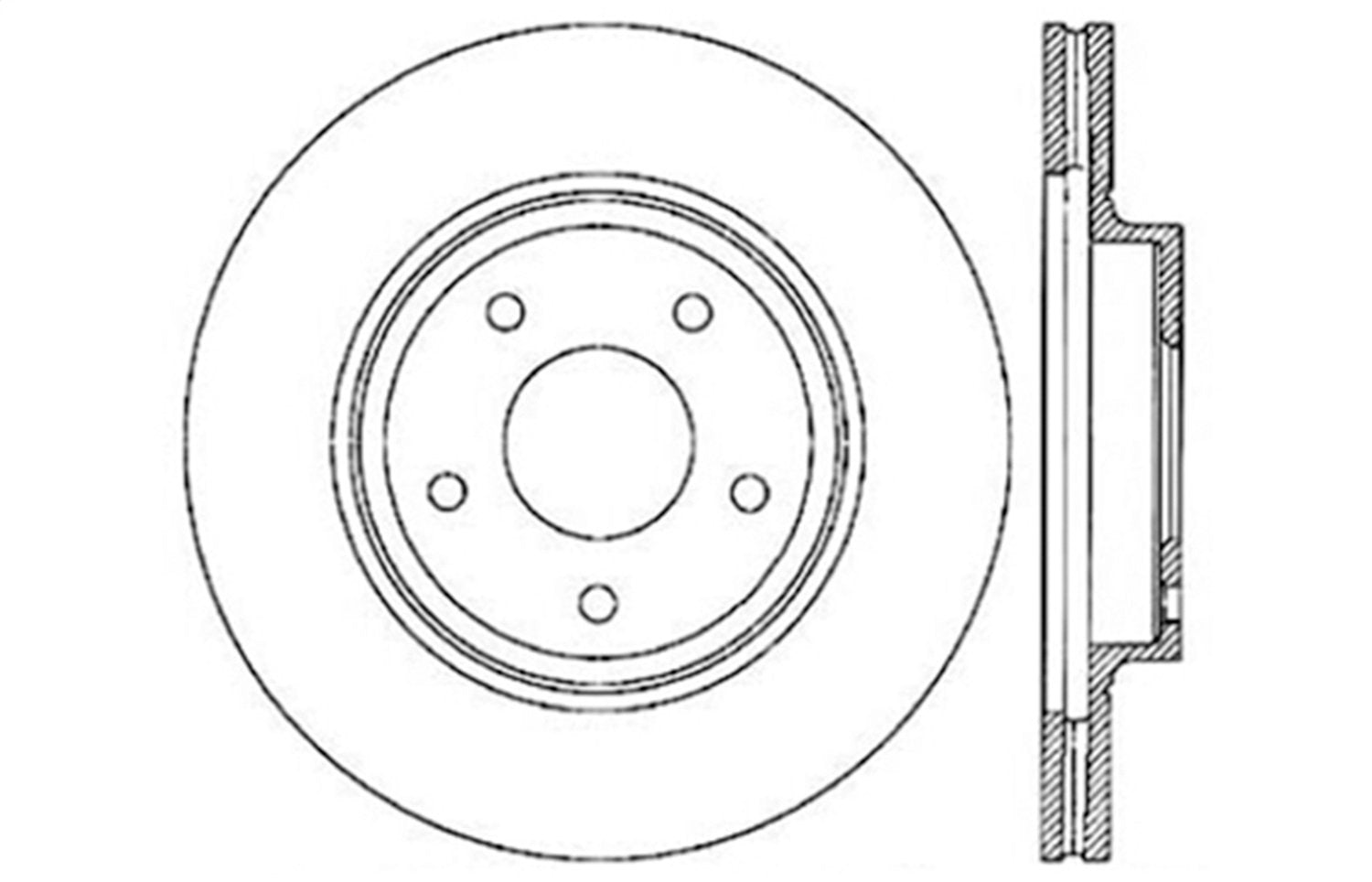 Sport Drilled/Slotted Brake Rotor StopTech 127.42070R (Front Right), 1 Pack