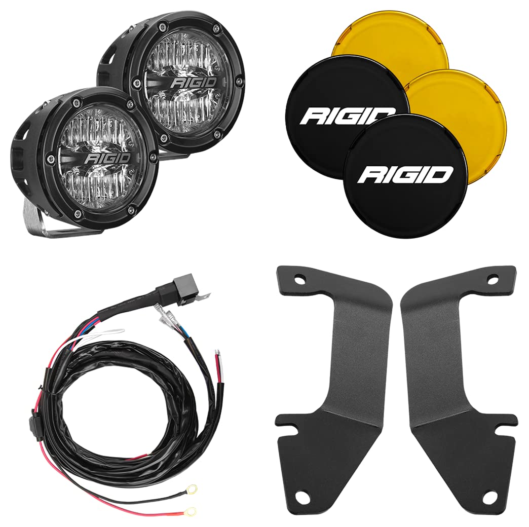 A-Pillar Light Kit RIGID INDUSTRIES, Fits the 2014-2020 Toyota Tundra – 4 inch 360 Series Drive Lights