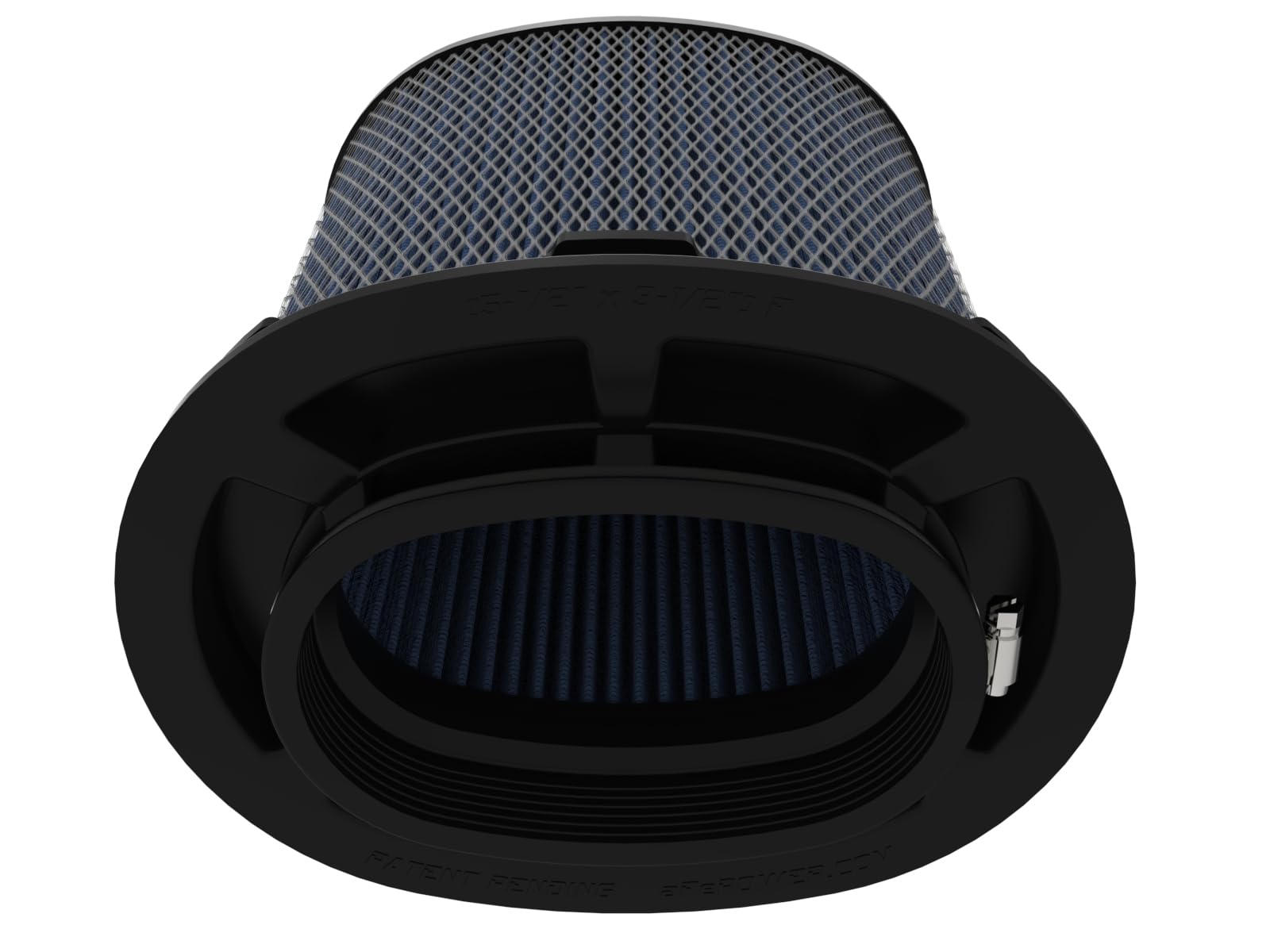 Momentum Intake Replacement Air Filter aFe POWER w/Pro 10R Oiled Media - 5.50"x3.50" Inlet, 9" Tall - #20-91208T