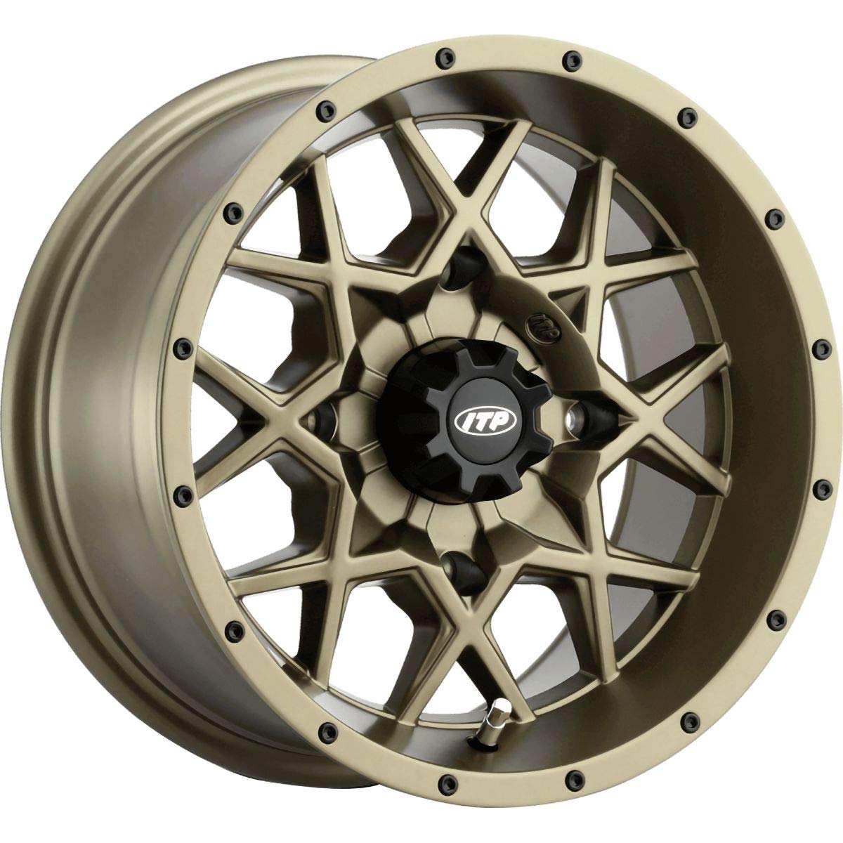 ITP 14x7 Hurricane ATV/UTV Wheel - Bronze (4/110) 5+2 [14RZ110BX]