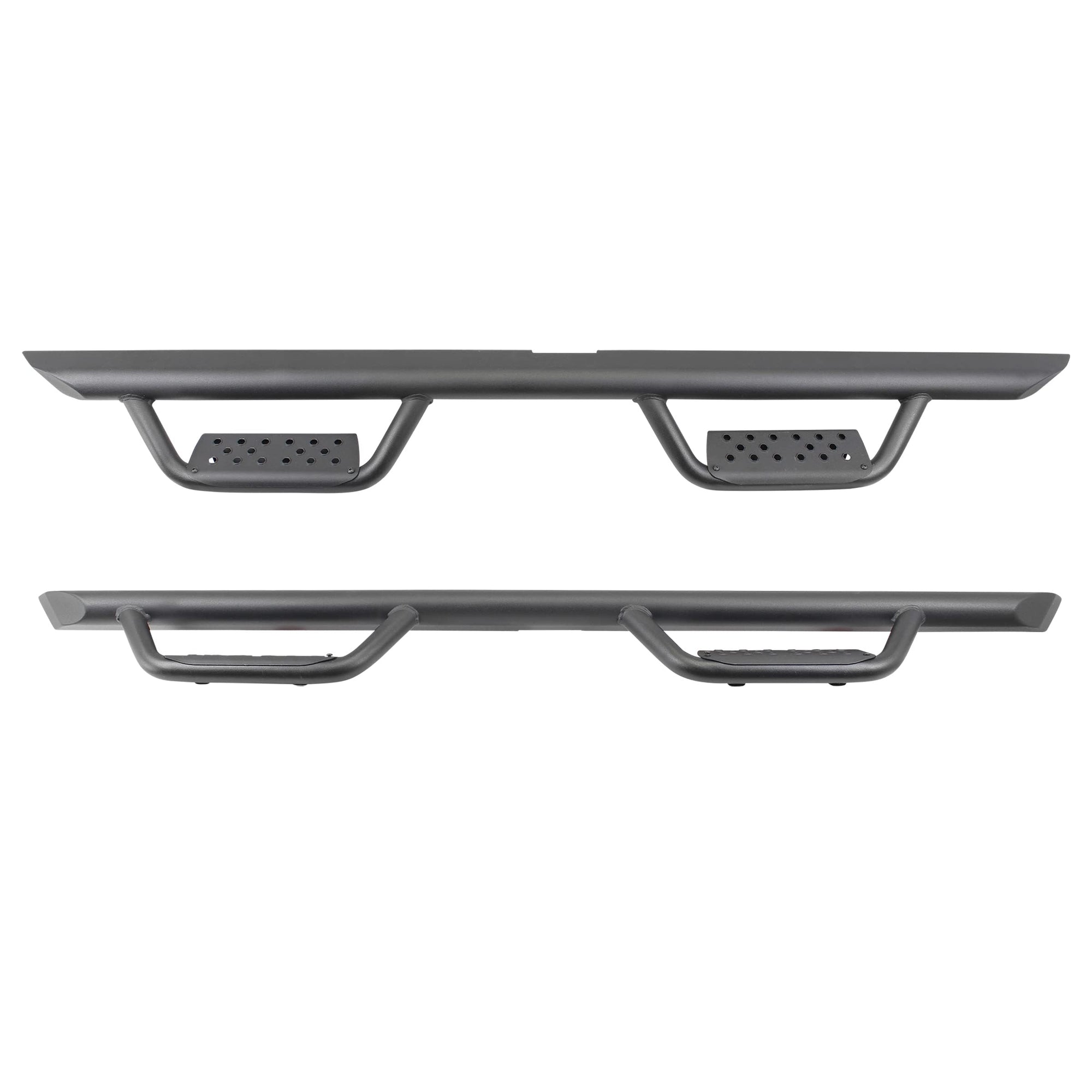Dominator Xtreme D2 Sidestep & Brackets Go Rhino | Mild Steel, Textured Black | D224516T | Fits 2020-2023 Jeep Gladiator, 4-Door
