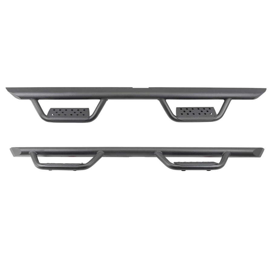 Dominator Xtreme D2 Sidestep & Brackets Go Rhino | Mild Steel, Textured Black | D224030T | Fits 2022-2023 Ford Maverick Crew Cab Pickup