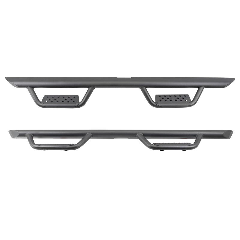 Dominator Xtreme D2 Sidestep & Brackets Go Rhino | Mild Steel, Textured Black | D224029T | Fits 2021-2024 Ford Bronco Sport 4-Door (Excludes Bronco)