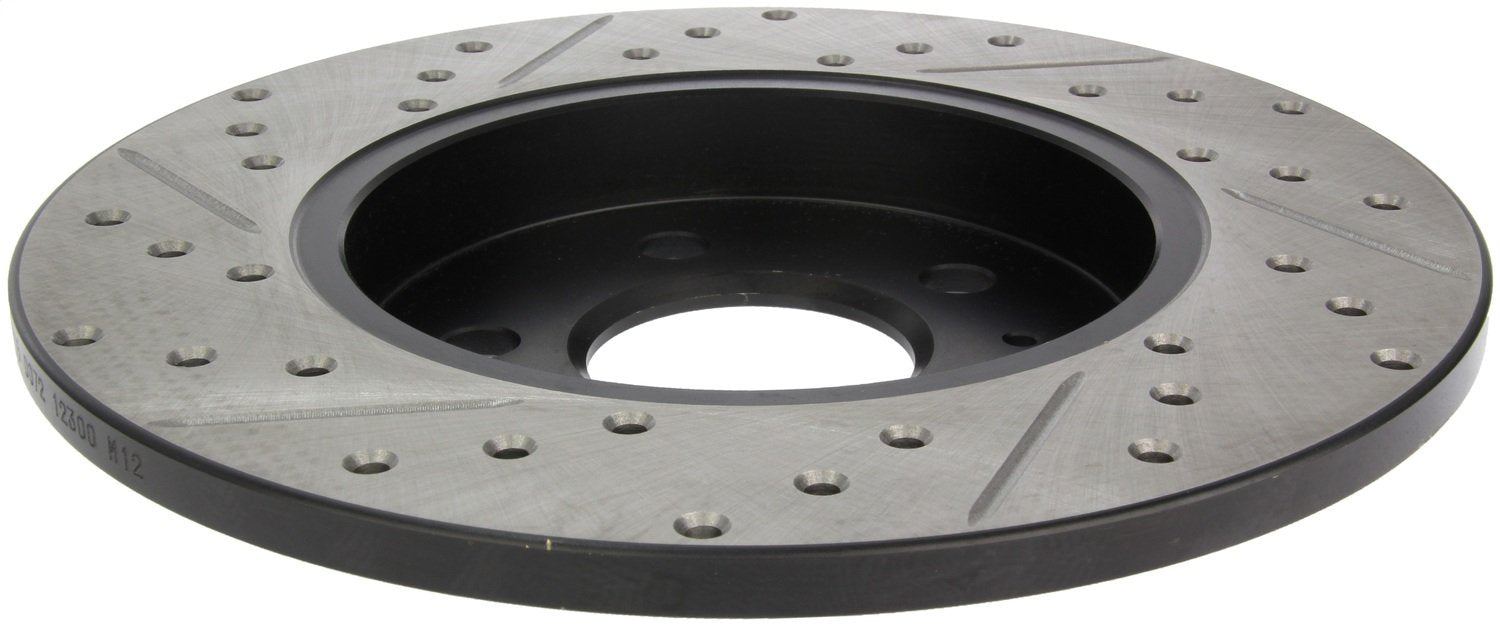 Sport Drilled/Slotted Brake Rotor StopTech 127.33097L (Rear Left), 1 Pack