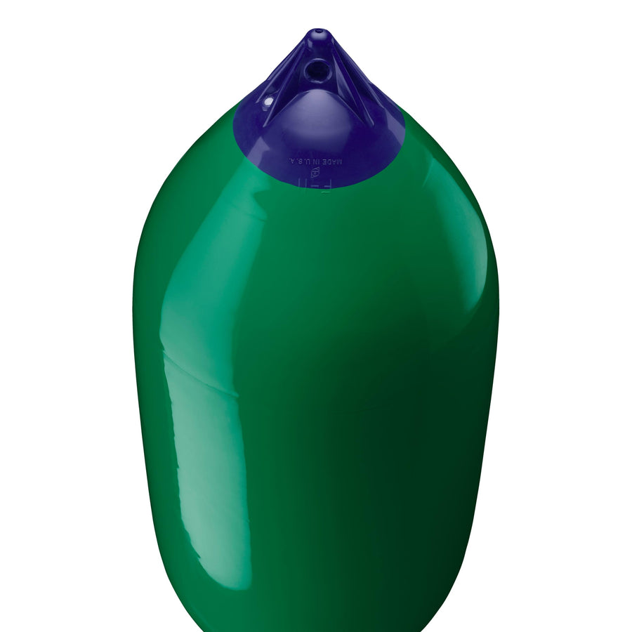 Polyform F-Series Boat Fender Standard F-11 Blue Ropehold - Forest Green
