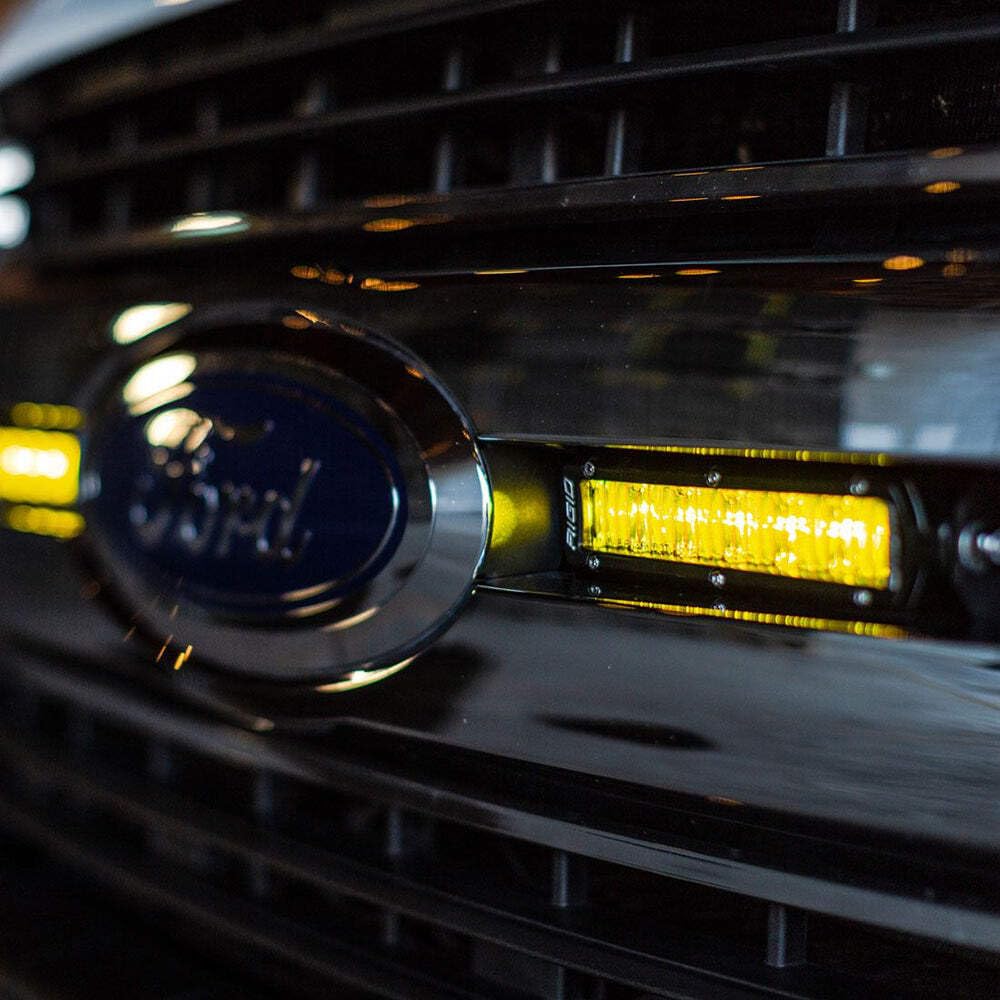 6 Inch RIGID INDUSTRIES SR-Series DOT/SAE J583 Selective Yellow LED Fog Light Pair For Auto