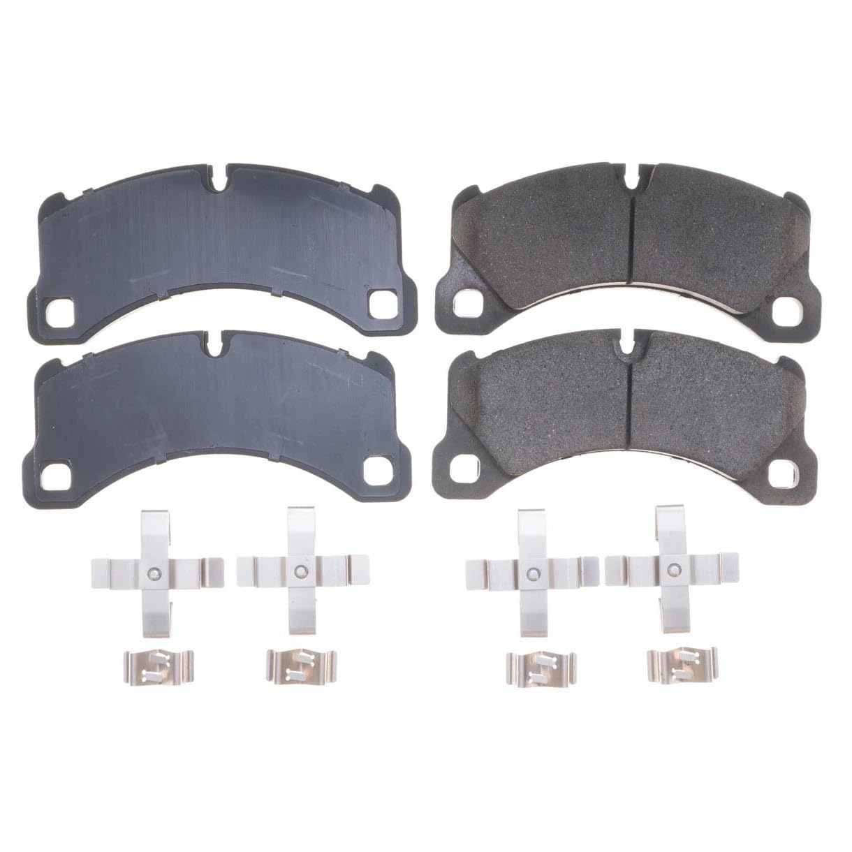 Power Stop Brake Kit Front For Porsche Cayenne 2011-13 - Ceramic Brake Pads With Installation Hardware, 17-1452