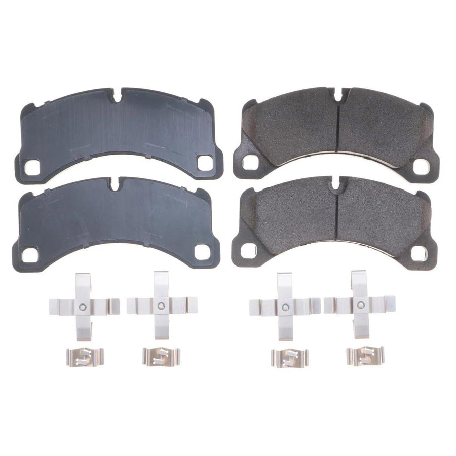 Power Stop Brake Kit Front For Porsche Cayenne 2011-13 - Ceramic Brake Pads With Installation Hardware, 17-1452