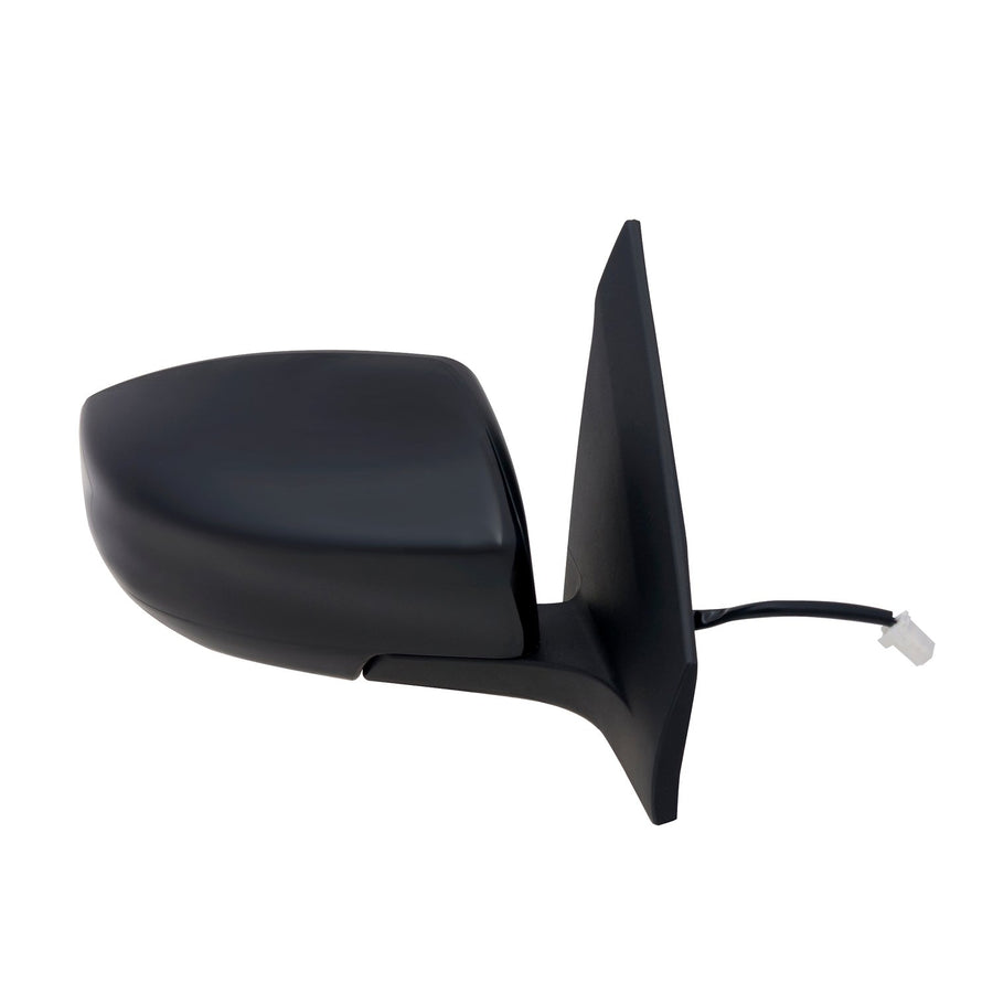 Mirror Passenger Side for Nissan Sentra, Black, PTM Cover, Foldaway, Heated Power