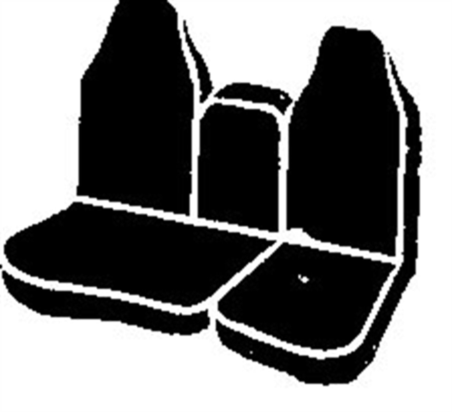 Fia Custom Fit TR47-2 NAVY Front Seat Cover Split Backrest 40/60 - Saddle Blanket, (Navy)