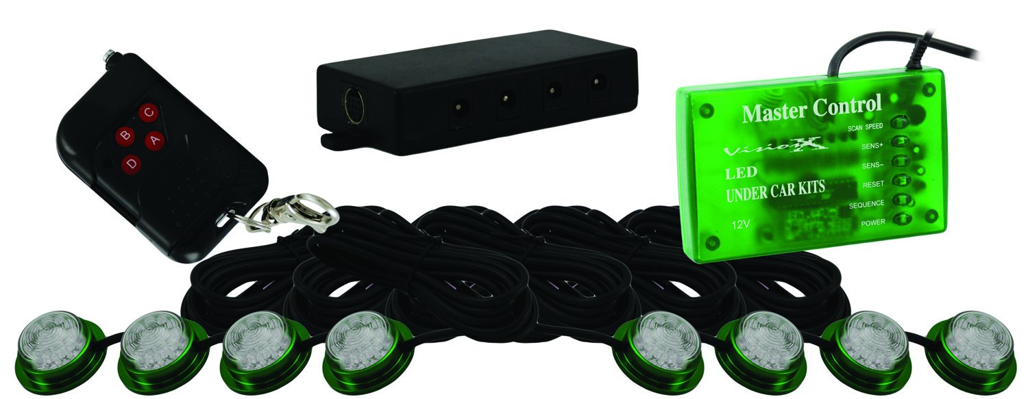 Vision X HIL-STG Lighting Green LED Strobe and Rock Light Kit