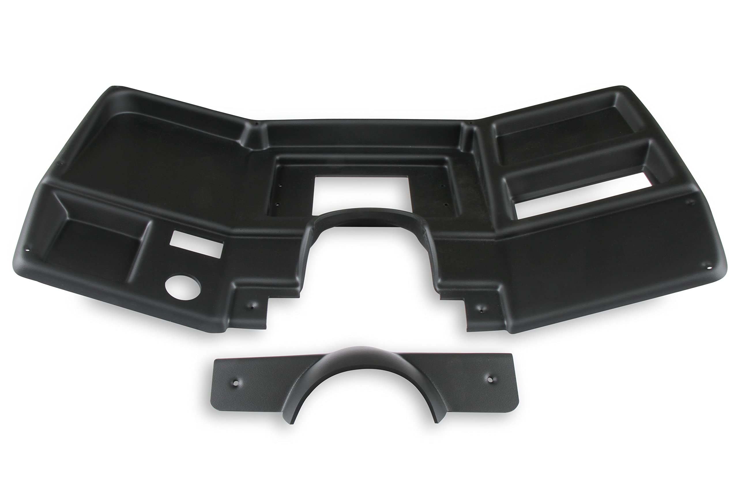 Dash Bezel Holley EFI 553-310 - No A/C Vents- Black