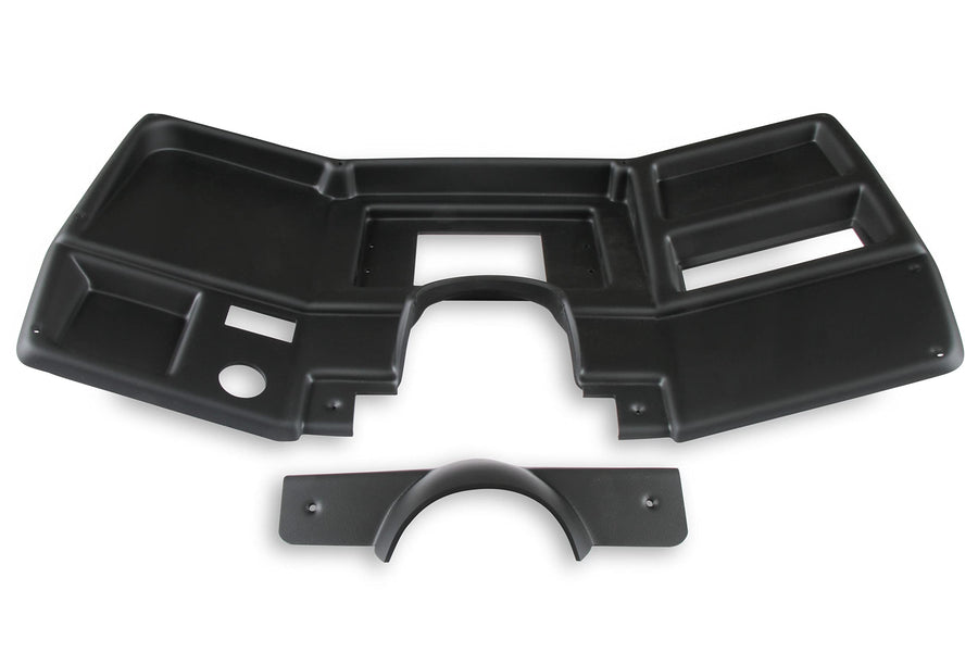 Dash Bezel Holley EFI 553-310 - No A/C Vents- Black