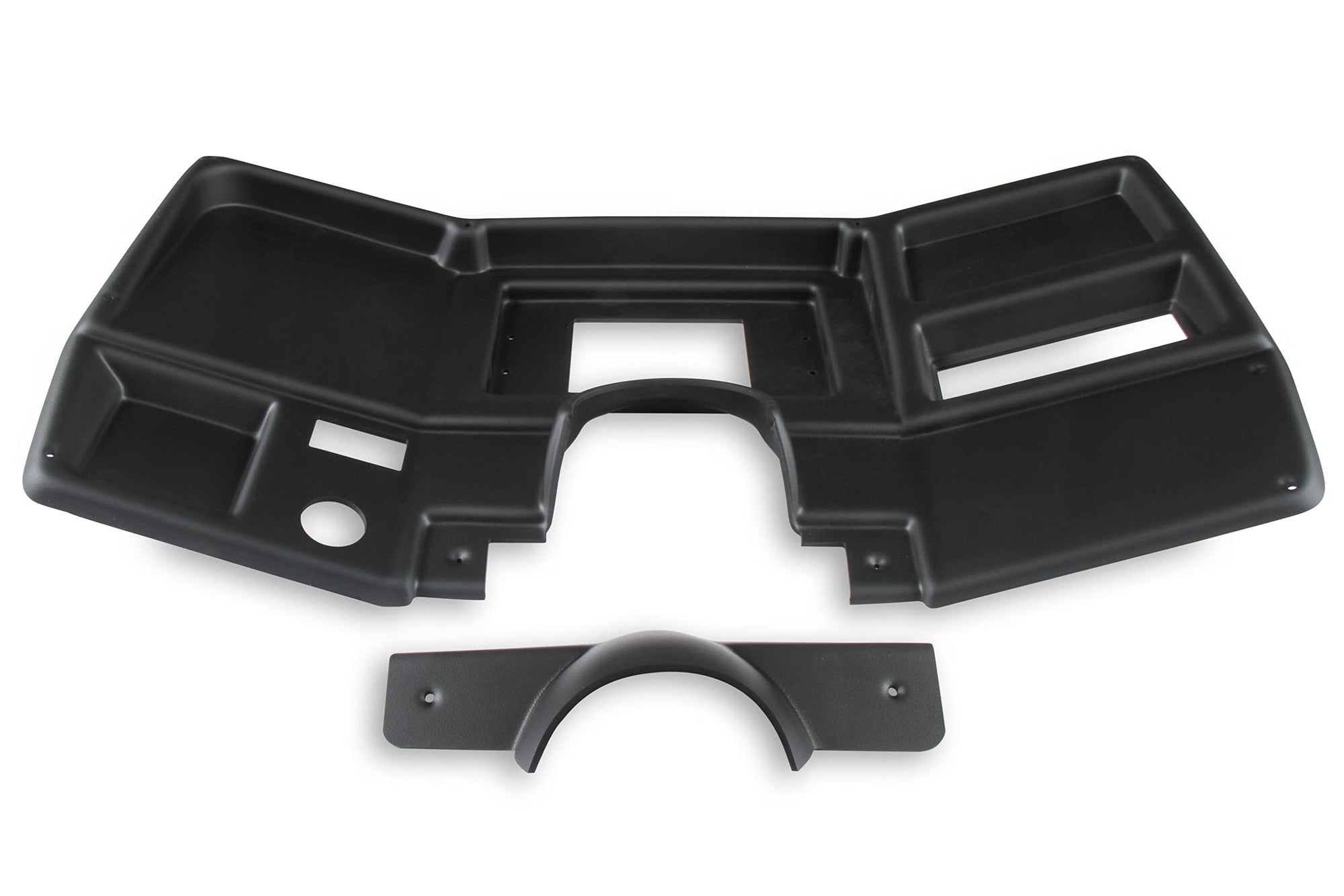 Dash Bezel Holley EFI 553-310 - No A/C Vents- Black