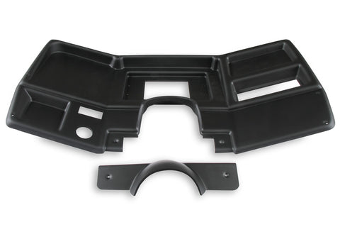 Dash Bezel Holley EFI 553-310 - No A/C Vents- Black