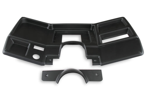 Dash Bezel Holley EFI 553-310 - No A/C Vents- Black