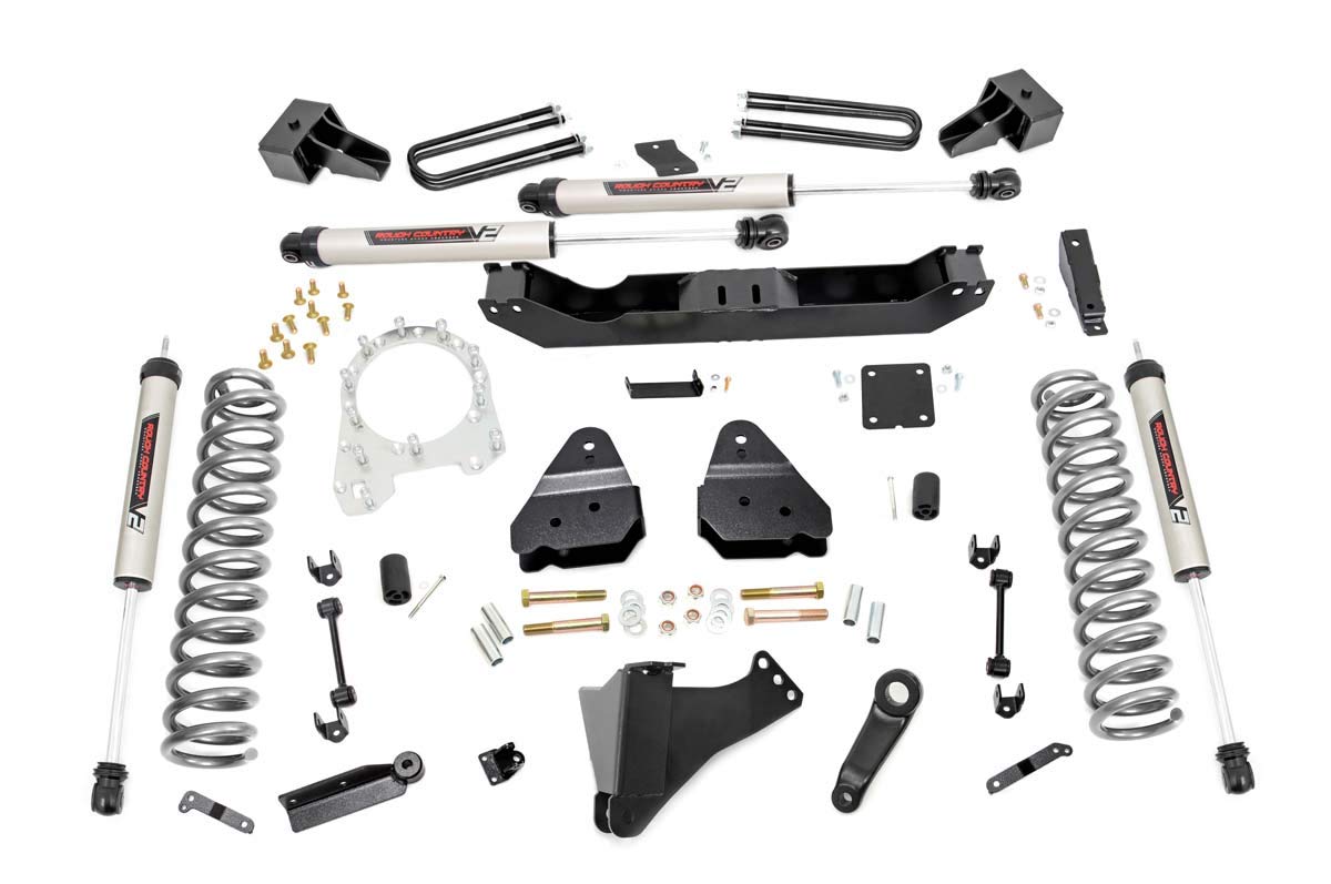 4.5" Rough Country V2 Lift Kit for 2017-2022 Ford Super Duty | Dually - 55970