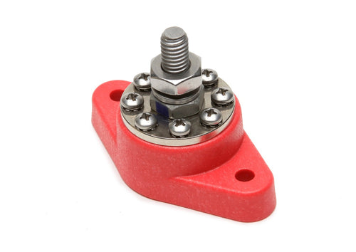 Wrg Painless 80114 Power Distribution Block44; Red