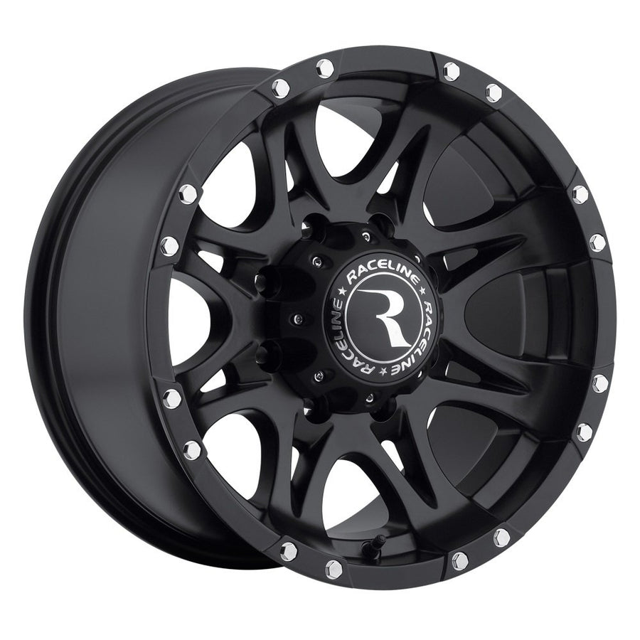 981 Raceline Raptor Black 17x9 8x165.1-12 P/N: 981-79080