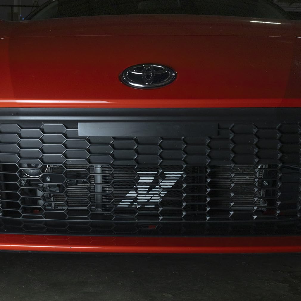Mishimoto Oil Cooler, Silver Cooler Compatible with Subaru BRZ/Toyota GR86 2022+, Thermostatic