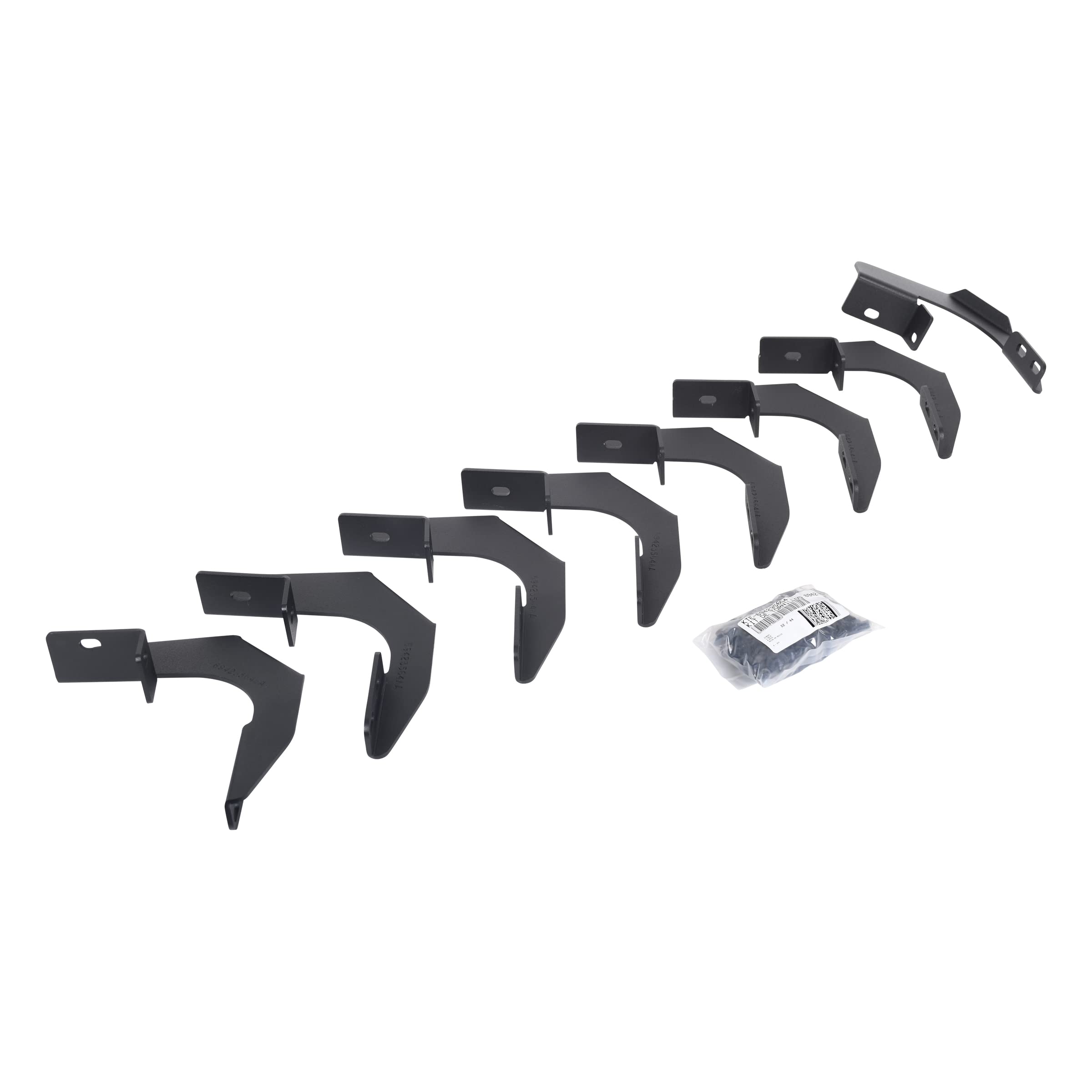 RB10 / RB20 Go Rhino Brackets | Mild Steel, Textured Black | 6942355 | Fits 2015 - 2024 Chevrolet Colorado & GMC Canyon Crew Cab Pickup