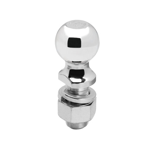 FULTON CEQUENT Cold Forged Solid Steel Trailer Hitch Balls Type: Chrome, Bulk, Size: 2.31" x 1.25" x 2.75", Class: III