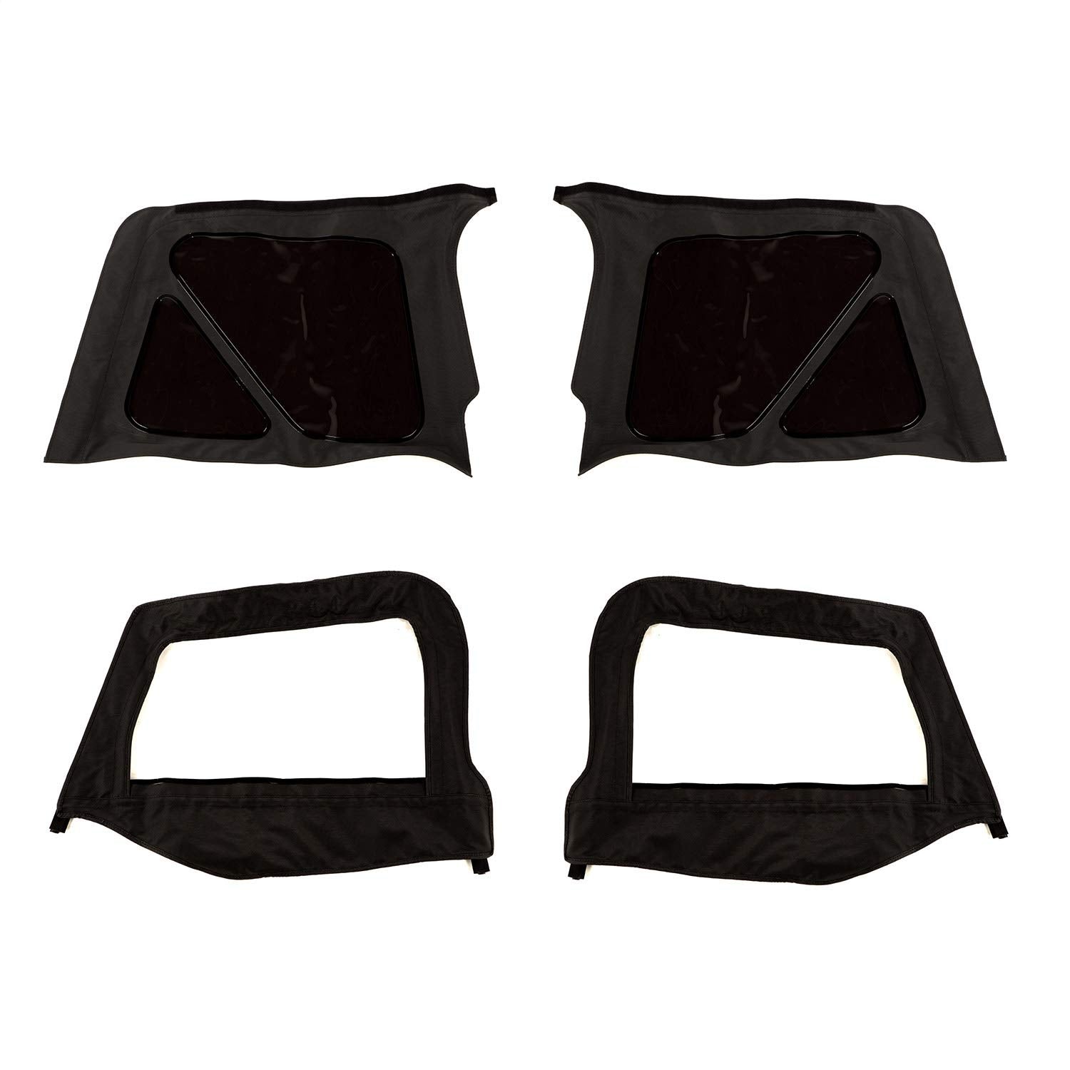 Montana Soft Top, Rugged Ridge | Door Skins, Black Diamond, Tinted | 13758.35 | Fits 1997-2006 Jeep Wrangler TJ