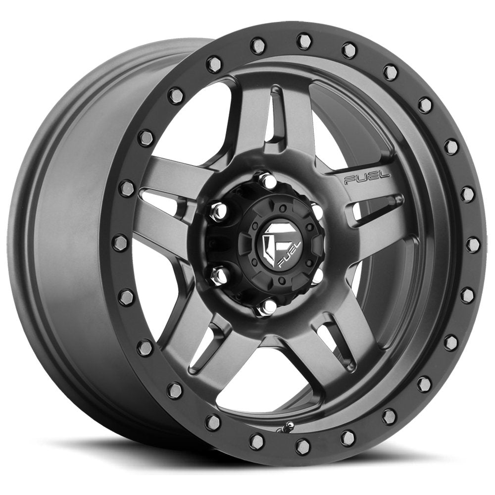 Fuel D558 Anza 18x9 Matte Gun 6x139.7 19 ET