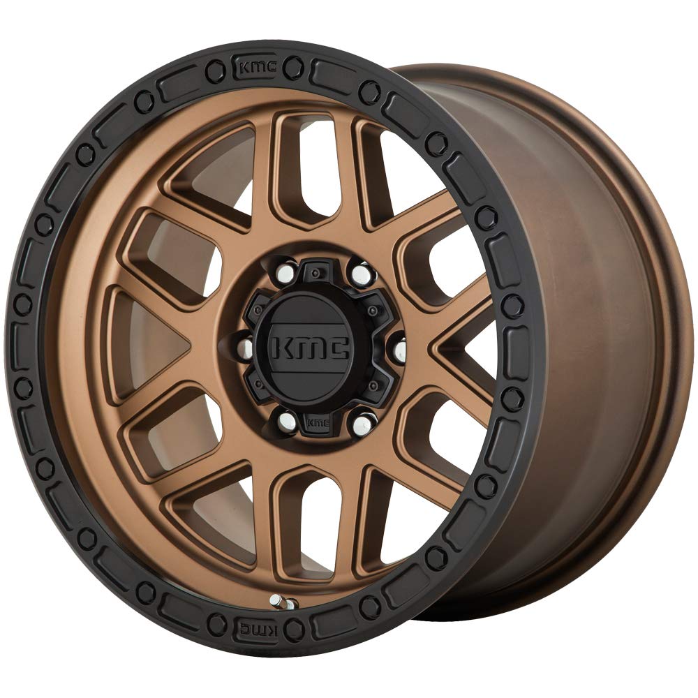 KMC Wheels 17X9 MESA 6X5.55.71 18mm MATTE BRONZE WITH BLACK LIP - KM54479068618