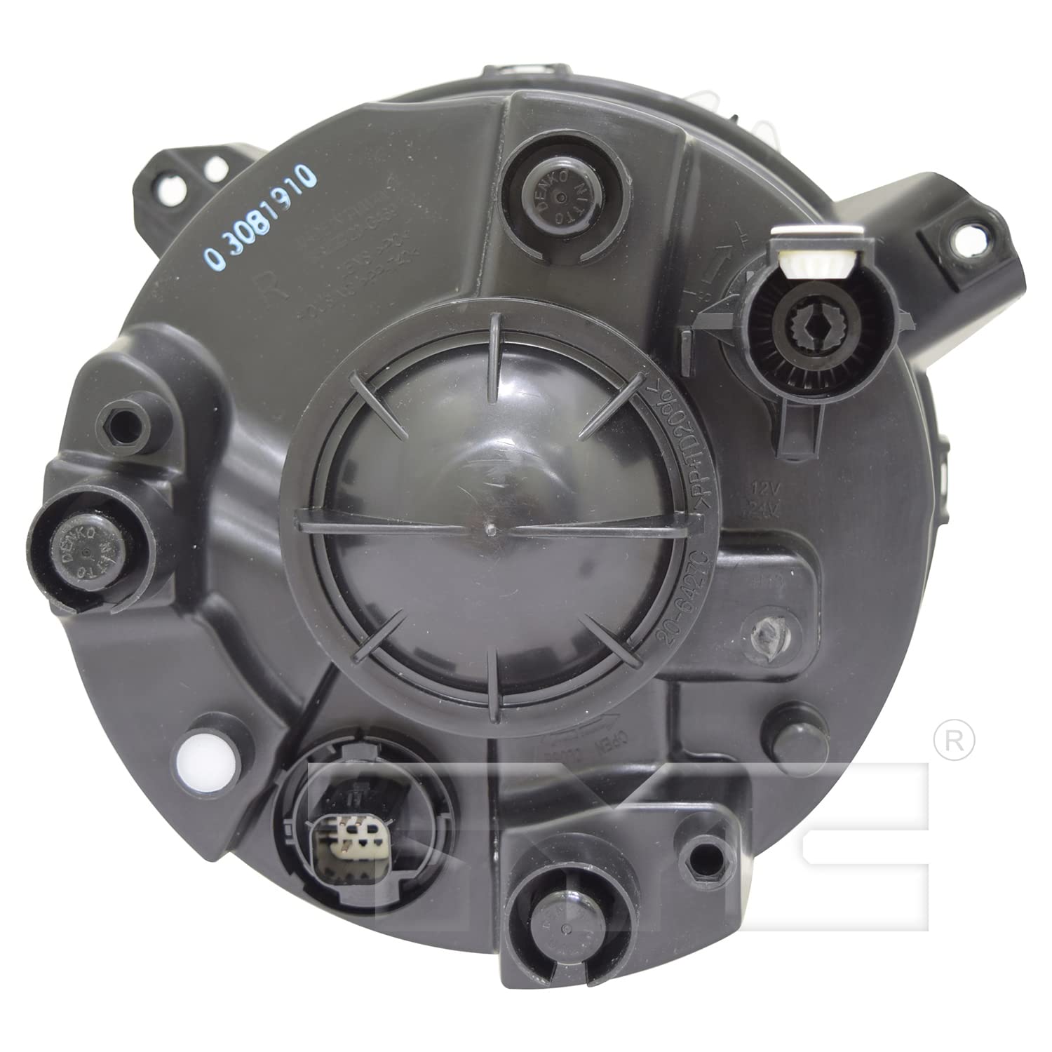 Right TYC Headlight Assembly Compatible with 2018-2021 Jeep Wrangler
