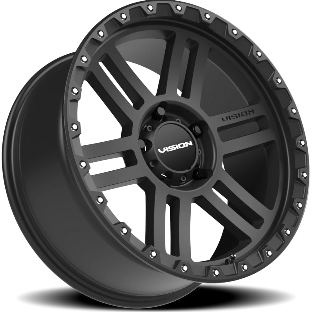 Manx 2 Vision 354 18x9 5x4.5" +12mm Satin Black Wheel Rim 18" Inch