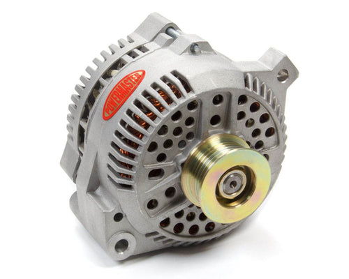 Alt Ford Powermaster 3G Natural 200A 6 grv Pulley Large Frame Str MTG Unthreaded MTG Ear OE Only VR