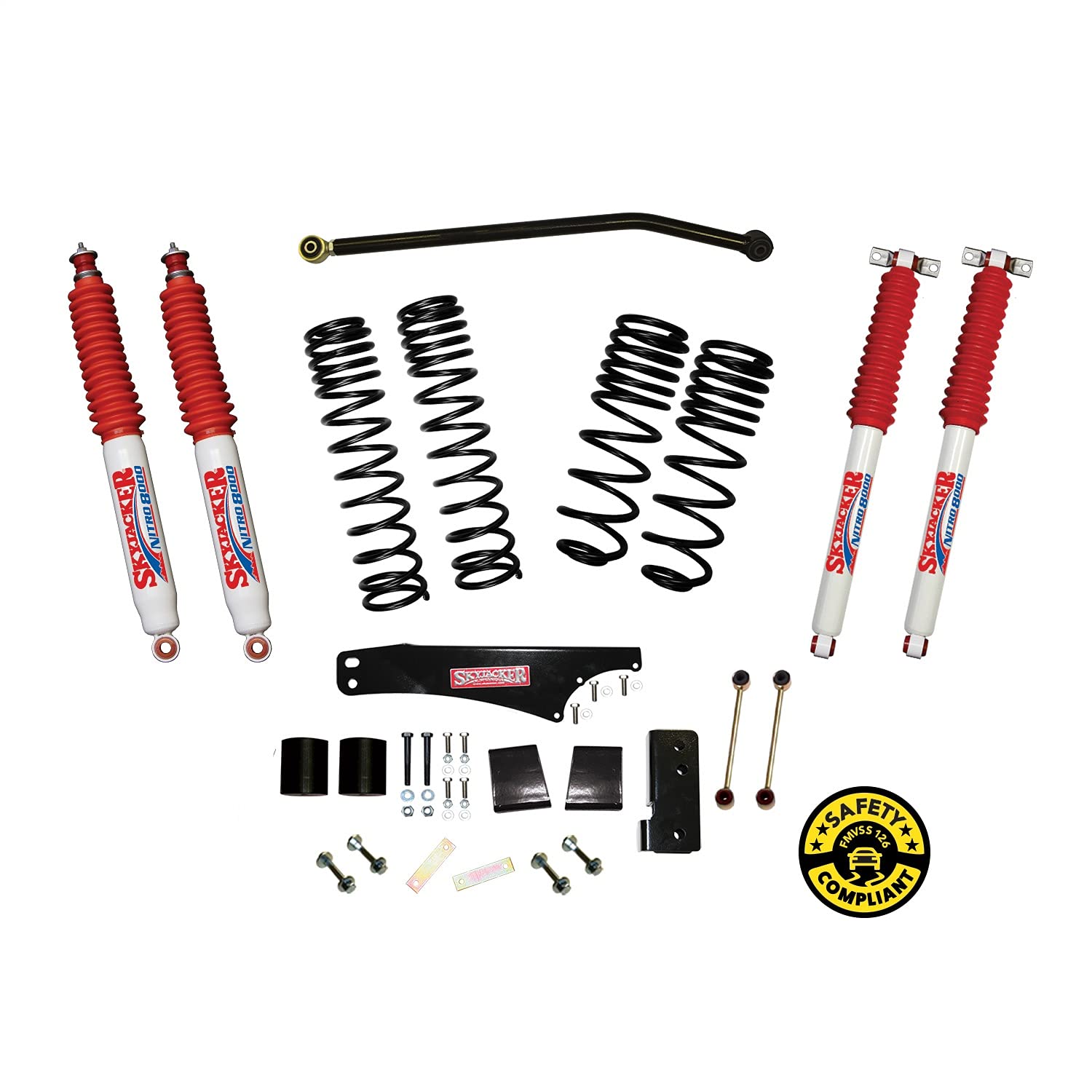 07-18 Jeep Wrangler JK Skyjacker 3.5-4in Suspension Kit