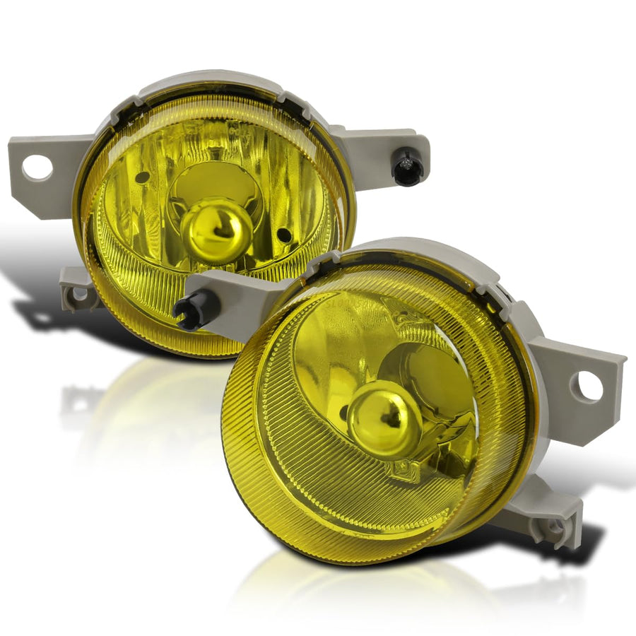 Bumper Driving Fog Lights Spec-D Tuning Yellow Compatible with 1993-1997 Honda Del Sol L+R Pair Assembly