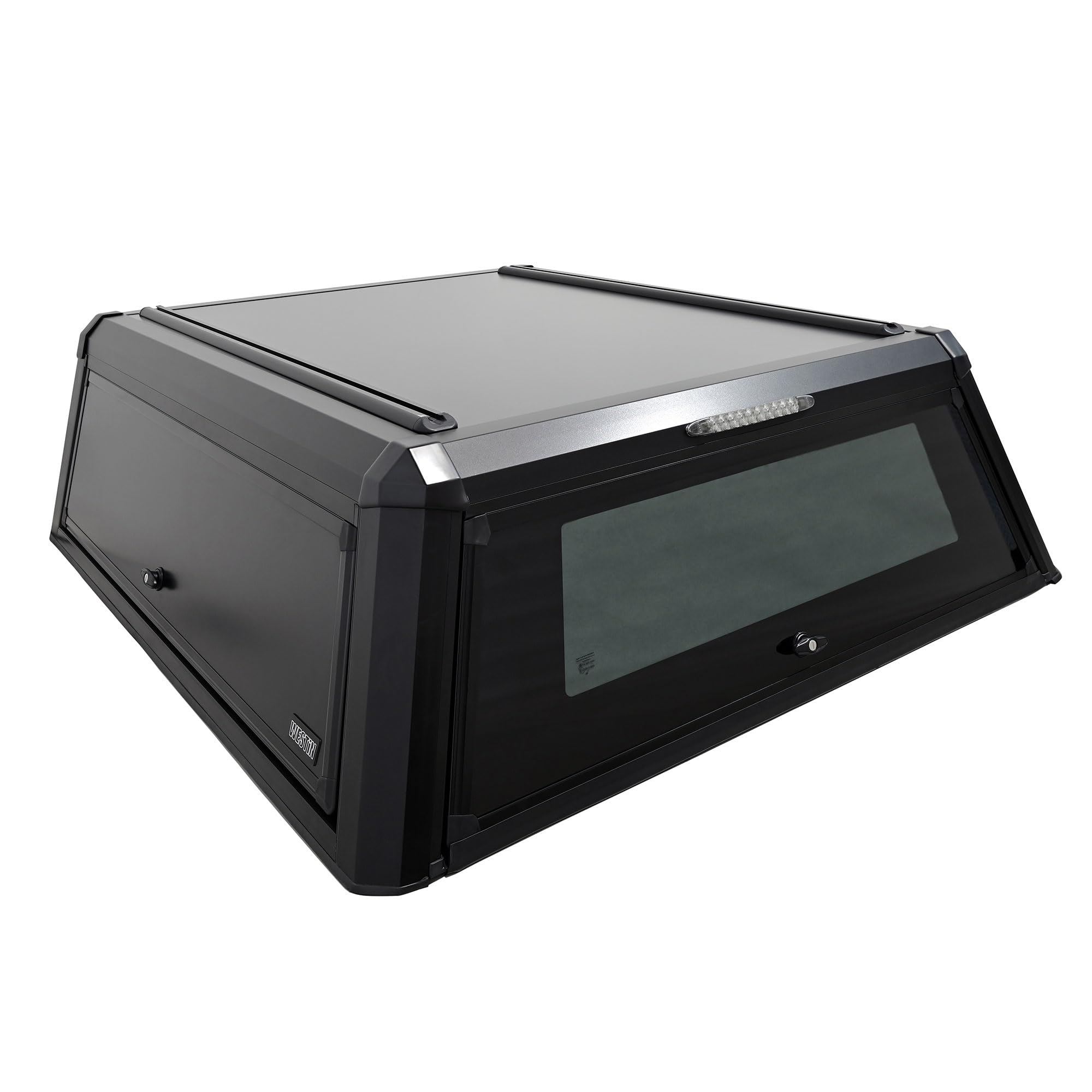 EXP Truck Cap Westin 16-11015 with Solid Front Glass fits 2015-2022 Colorado Canyon 5' Bed Matte Black