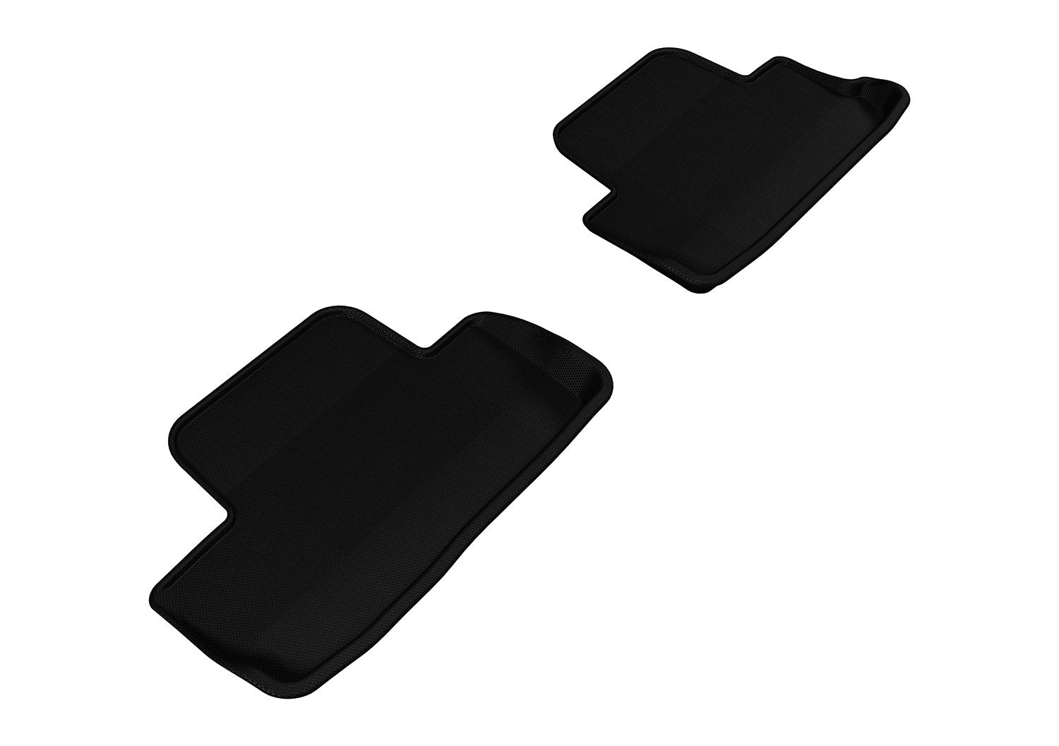 2005-2014 Ford Mustang 3D MAXpider Kagu 2nd Row Floormats - Black (L1FR06521509)